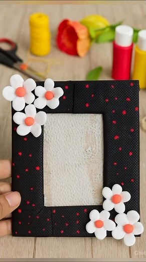 🎨 "Easy Handmade Frame Making |Best DIY craft Idea"#diy #craft #creative