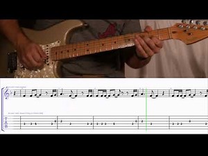 How to Play the Melody to Free Fallin' by Tom Petty on Guitar with TAB