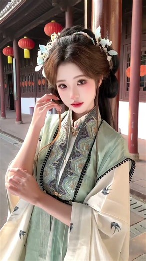 Embrace the Rain of Love: Traditional Hanfu Makeup & Style, Made in China