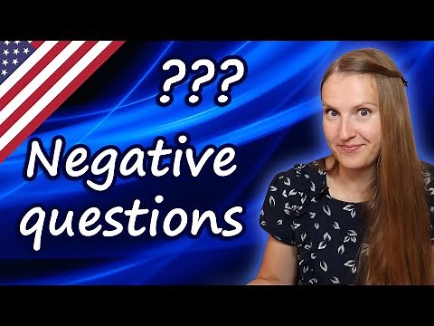Negative questions in English, answers, word order