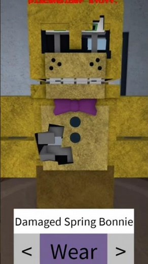 spring bonnie springlock #fnaf #springlock #springbonnie #fnafshorts #sotm #fnaf2 #springlockfailure