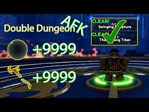 FREE!!! Macro AFK Double Dungeon Tinytask | Anime Vanguard