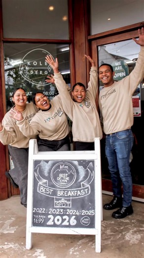 Kfm best breakfast spot - Kole en Deeg in Tulbagh!! What a lovely experience. They truly do live up to the award given 😋 #kfm #breakfastinspo #wholesome #breakfasttime #localfood