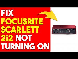 How To Fix Focusrite Scarlett 2i2 Not Turning On (Step-By-Step Guide To Help You Solve The Issue)