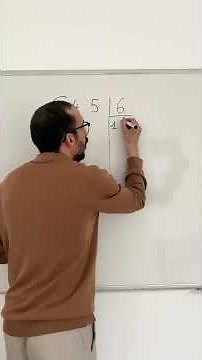 Effectuer une division euclidienne #division #euclidienne #6ème