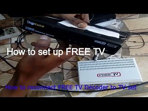 HOW TO INSTALL, SET UP OR RECONNECT YOUR FREE TV TO TELEVISION