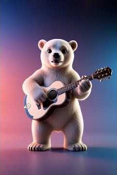 oso polar adorable cute animado