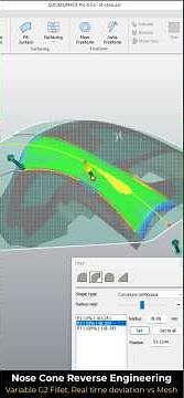 Come creare in Quicksurface Superfici Di qualità. Da STL a file STEP