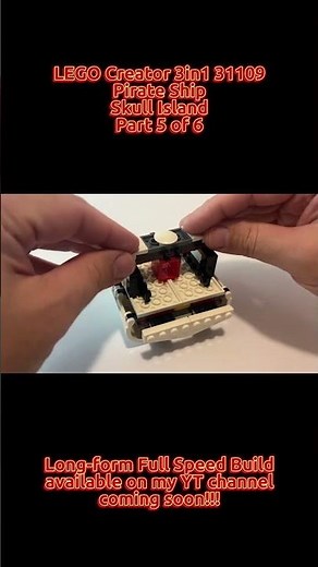 LEGO Creator 3in1 31109: Pirate Ship: Skull Island (Part 5 of 6) #lego #shorts ​⁠@LEGO