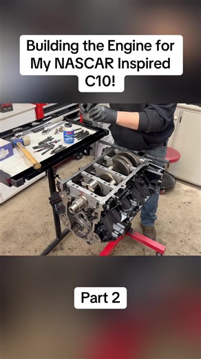 Building the Engine for My NASCAR Inspired C10! | engine build