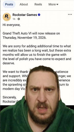 GTA VI Officially DELAYED Until November 2026 #gta6 #rockstargames