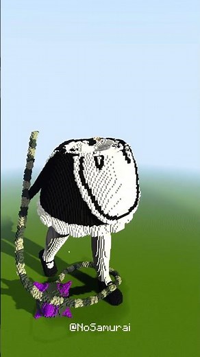 I built Rem from the anime Re:Zero in Minecraft