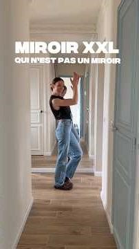 A mirror that isn't a mirror—have you ever seen that?! #diy #renovation #decoration #home