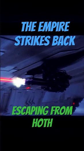 Star Wars - The Empire Strikes Back (Escaping from Hoth) #movies #2025 #starwars #shortvideo #disney