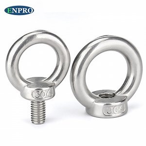 [Hot Item] M3 M6 M12 M20 DIN580 Lifting Eye Bolt Lifting Swivel Eye Bolts Ring Stainless Steel Eye Bolt