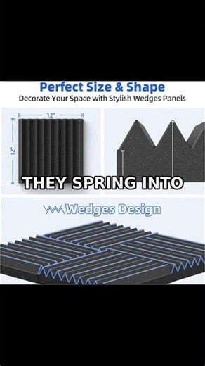 Silence the Chaos: 12 Pack Acoustic Panels, Soundproof Your Space!