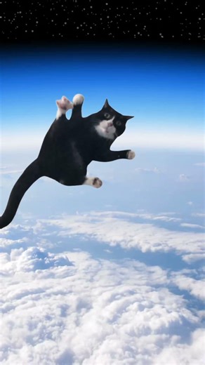 When nap time turns into lift-off #catchaos #catenergy #tuxedocat