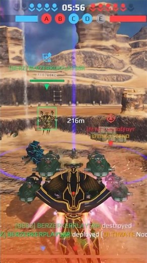 War Robot - Bro was makin me dizzy lol #wr #gaming #warrobots #warrobotsgameplay #gamingshorts