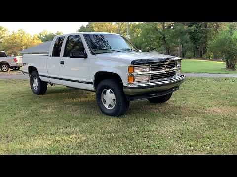 1998 Chevy Silverado k1500 z71 ext cab pick up walk around