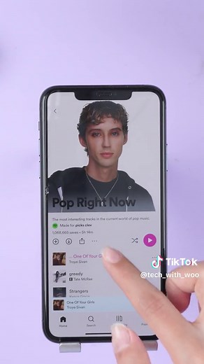 Tired of the monotonous Spotify colors? You can actually turn Spotify pink! 💞💞#spotify #iphonetricks #pink #fyp #iphonetips