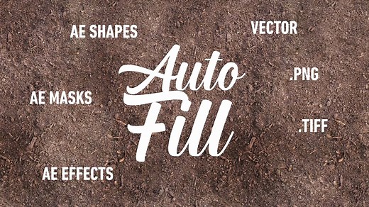 AE插件AutoFill 插件使用教程【中文机翻】