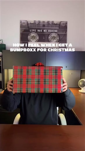 How I feel when I get a bumpboxx for christmas!🎄 We are officially one week away from the 25th. Place your order now so your bumpboxx arrives in time. Shop now. Link in bio. #wearebumpboxx #soundwithstyle #bumpboxx #boombox | Bumpboxx