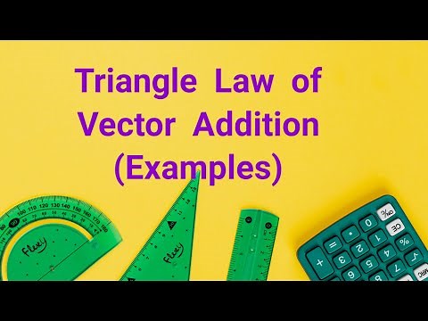 Triangle Law of Vector Addition (Examples)