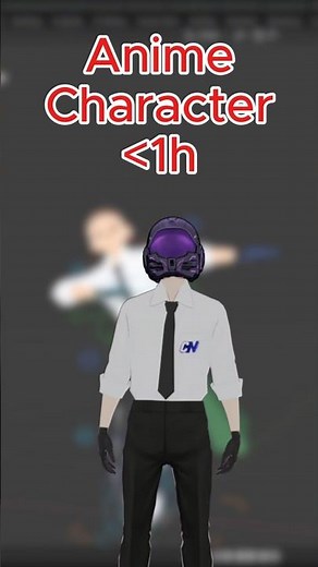 How to make an Anime Character Fast! #blender