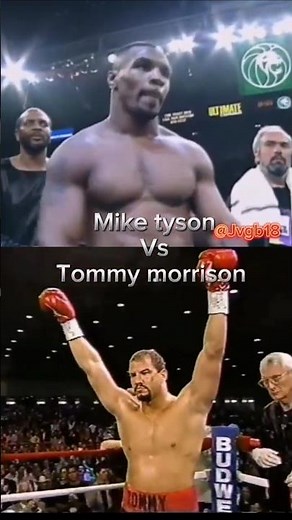 Mike tyson vs tommy morrison #boxing #miketyson #tommymorrison #1v1 #edit #fyp