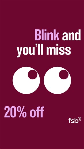 👀 Eye spy 20% off FSB membership – for a limited time only! Blink and you’ll miss: ⭐ A 24/7 legal advice line ⭐ £100,000 employment tribunal insurance ⭐ £100,000 tax investigation protection ⭐ A debt recovery service ⭐ 700 CPD-certified online training courses …and so much more! Join today with code: FRIDAY20. | Federation of Small Businesses - FSB