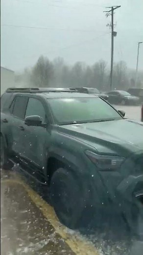 KCCI viewer Bryer Wallace captures Thursday's hail storm in Ottumwa