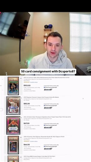 They make it so easy to sell sports cards