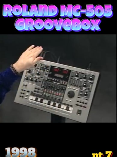 1998 Roland MC-505 Groovebox Overview pt 7 🎹 #Roland #RolandMC505 #groovebox #synth #drummachine