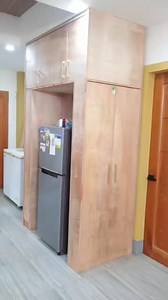 cz2mized fridge cabinet,don't Mind the fridge client will change bigger size🙂 | 5 D's modular cabinets /interior designs