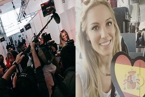 Edurne, la candidata más seguida del Festival de Eurovisión