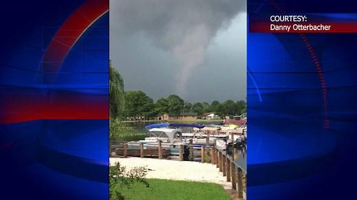 84K views · 177 reactions | FUNNEL CLOUD IN LAKE COUNTY, FLORIDA: A strong storm produced damaging winds in Tavares, Florida on Wednesday afternoon. Danny Otterbacher recorded this video of a funnel cloud spotted over Lake Harris, which is located to the southwest of the city. -- https://bit.ly/2MMcpoc | FOX 35 Orlando | Facebook