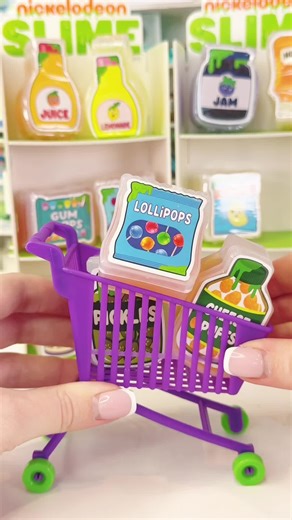 Mini Food Shopping Adventure with Slime