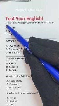 🇺🇸 USA vs 🇬🇧 UK English Quiz #englishquiz #shorts #quizshorts