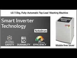 LG Washing Machine 7.5kg Top loadv- (T75SKSF1Z)