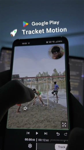 Testing my motion tracking video editor app for Android