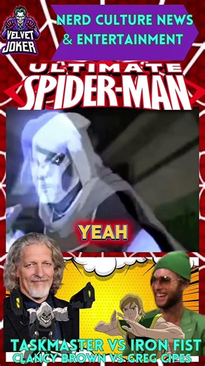 Clancy Brown as Taskmaster vs Greg Cipes Iron Fist in Ultimate Spiderman #ultimatespiderman