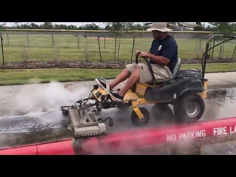 custom built ride on surface cleaner