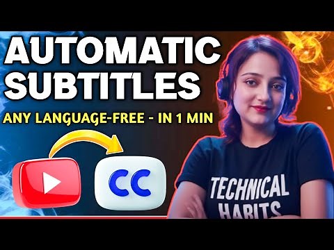 How to Add Auto Subtitles in Youtube Video 🔥 | Any Language | Free -No 3rd Party Tool