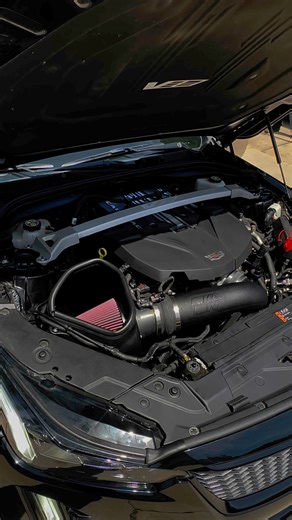 K&N vs stock on a Cadillac CT5-V Blackwing. We hear a little more whine, a crisper report and feel better throttle response. A great addition to an already awesome modern muscle car. Let us know what you hear! #knfilters #cadillac #ctv #supercharged | K&N Filters