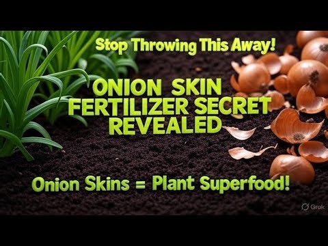 Onion Skins Fertilizer SECRET | Boost Plant Growth Like Never Before