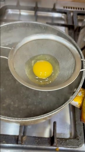 Poached steam egg