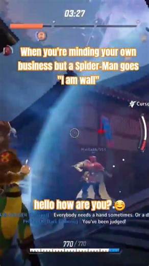 tbh how did the Spider-Man get stuck in the wall? wrong answers only #vtuber #marvelrivals