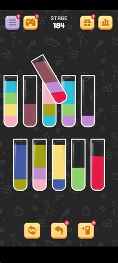 water sort Quest level 184