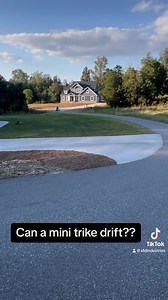 Drifting a mini trike. It did very well on a long sweeping corner. | SFD Industries Trike Manufacturer