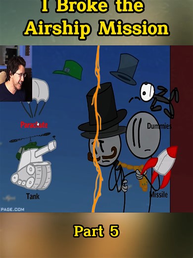 I Broke the Airship Mission-Part 5#game #videogames #gameoffline #funnyvideo #markiplier #fyp #foryoupage #viralvideos